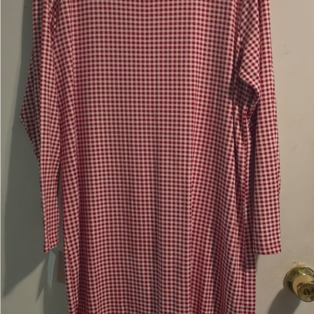 Charter Club Red and White Gingham Intimates - Picture 8 of 15
